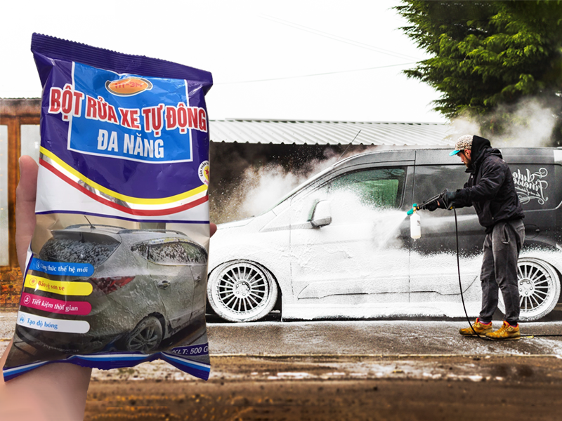 Bột rửa xe không chạm chính hãng