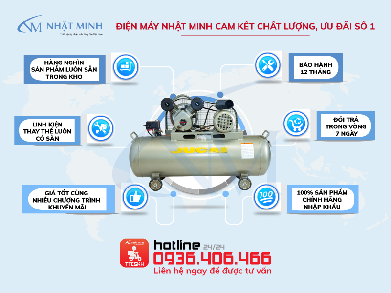 Cam kết chính hãng từ điện máy Nhật Minh