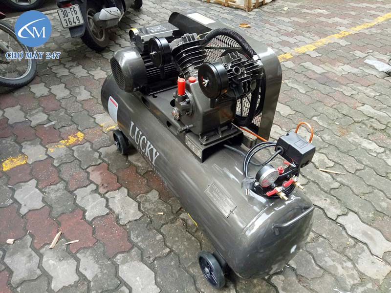 Máy nén khí Lucky 120 lít 3HP/220V an toàn cho người sử dụng