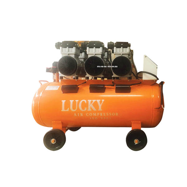 Máy nén khí không dầu 6HP 150 lít Lucky