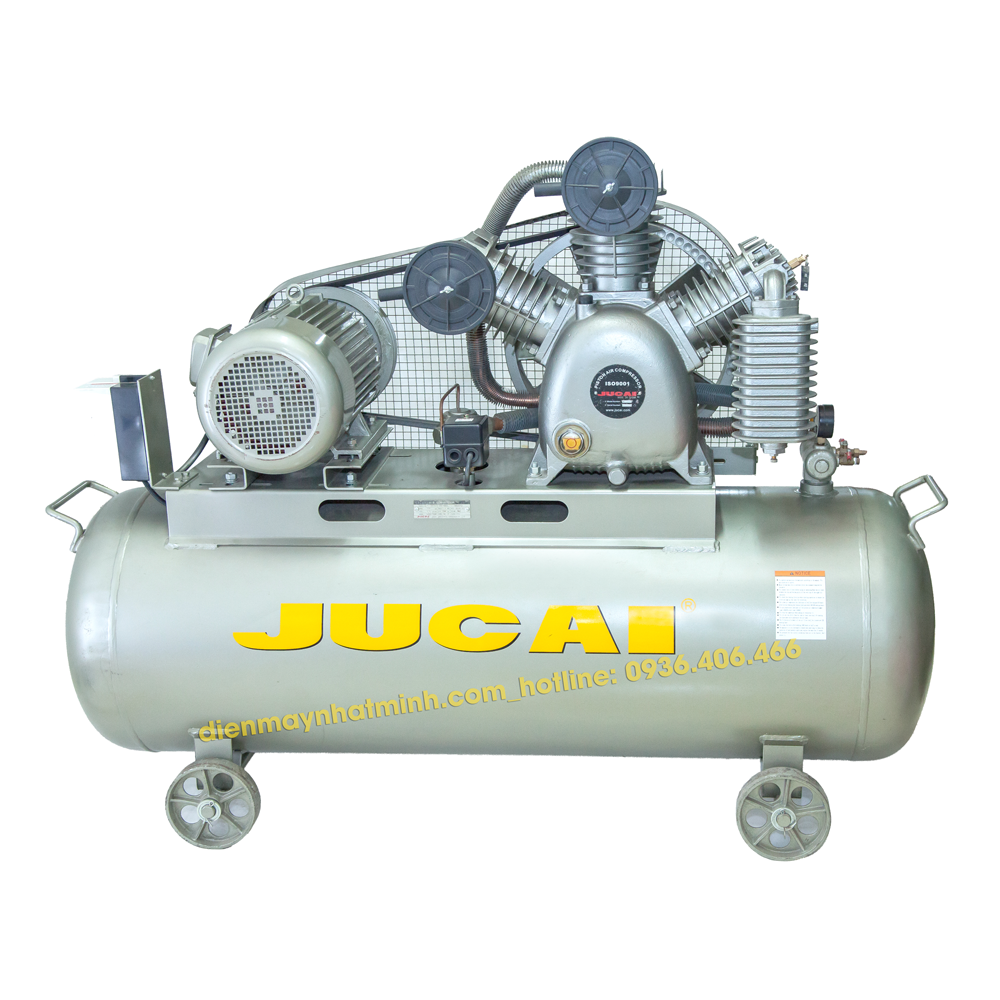 Máy nén khí piston 2 cấp 300 lit 10HP Jucai/380V