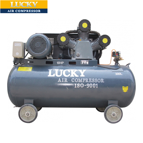 Máy Nén Khí Công Nghiệp 2 Cấp 300 Lít 10HP/380V - LUCKY